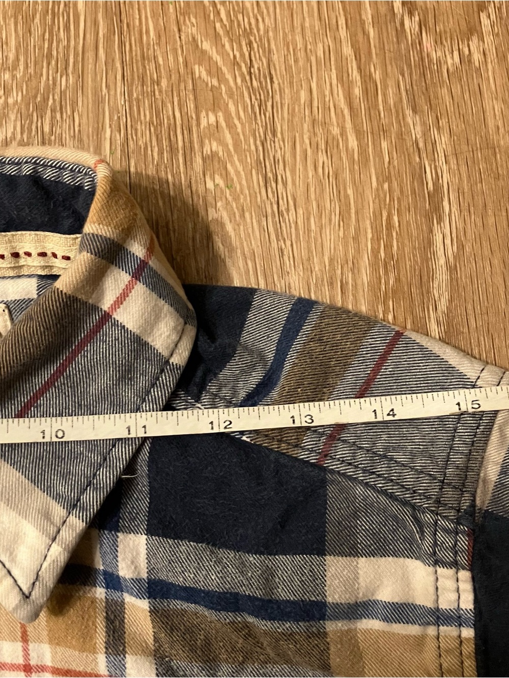 Hollister Women's Vintage Y2K Button-Down Top Plaid Flannel Shirt XS - Picture 8 of 8